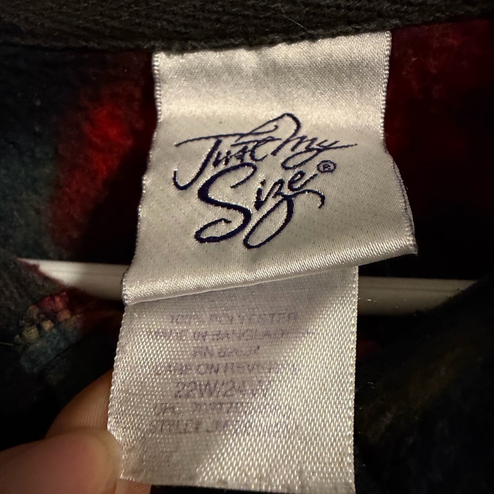 Floral Button-Up Fleece Jacket - Picture 4 of 5
